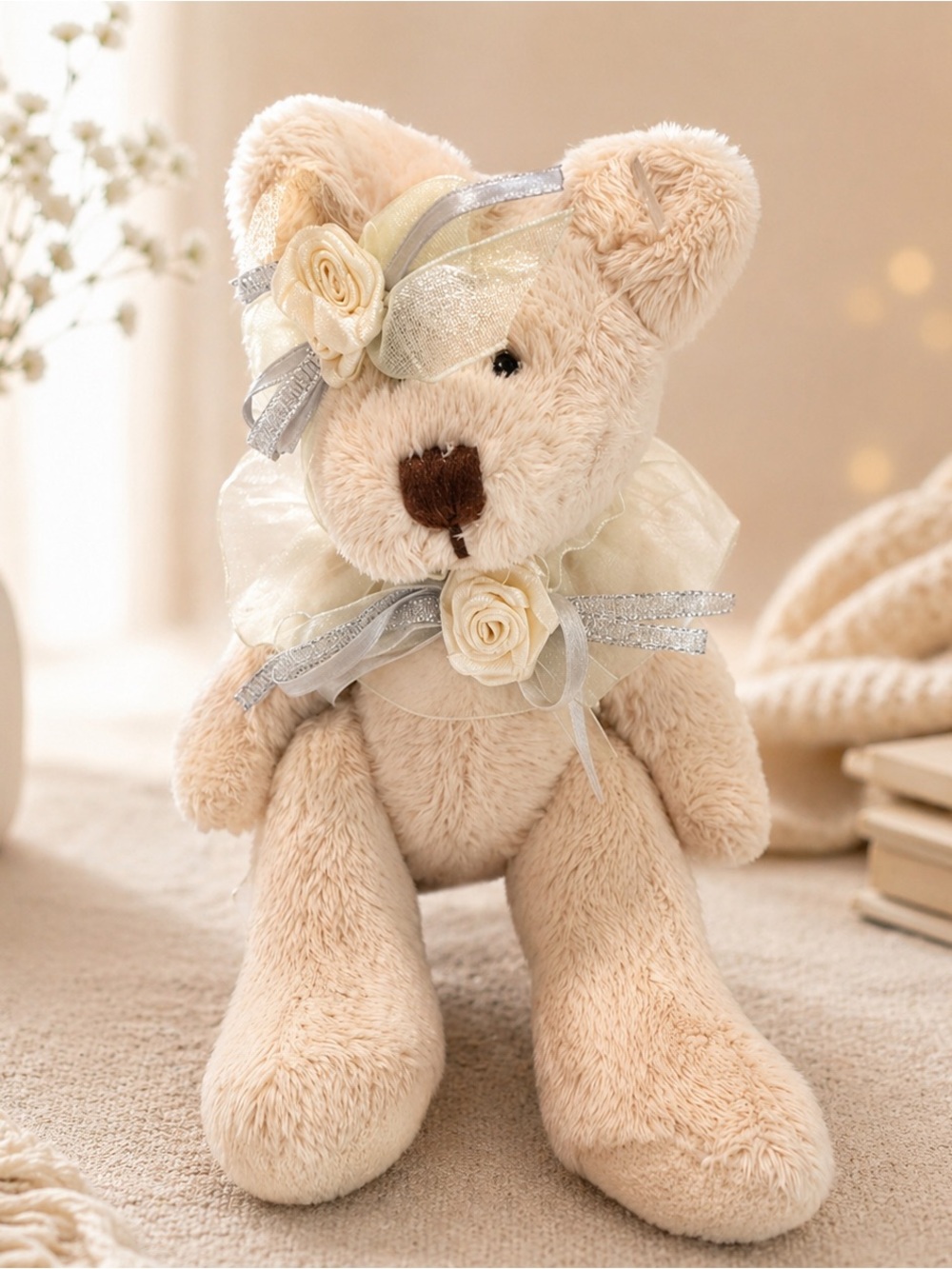 Vintage‎ Victorian Teddy Bear Plush